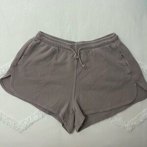 Brandy Melville waffle knit shorts
